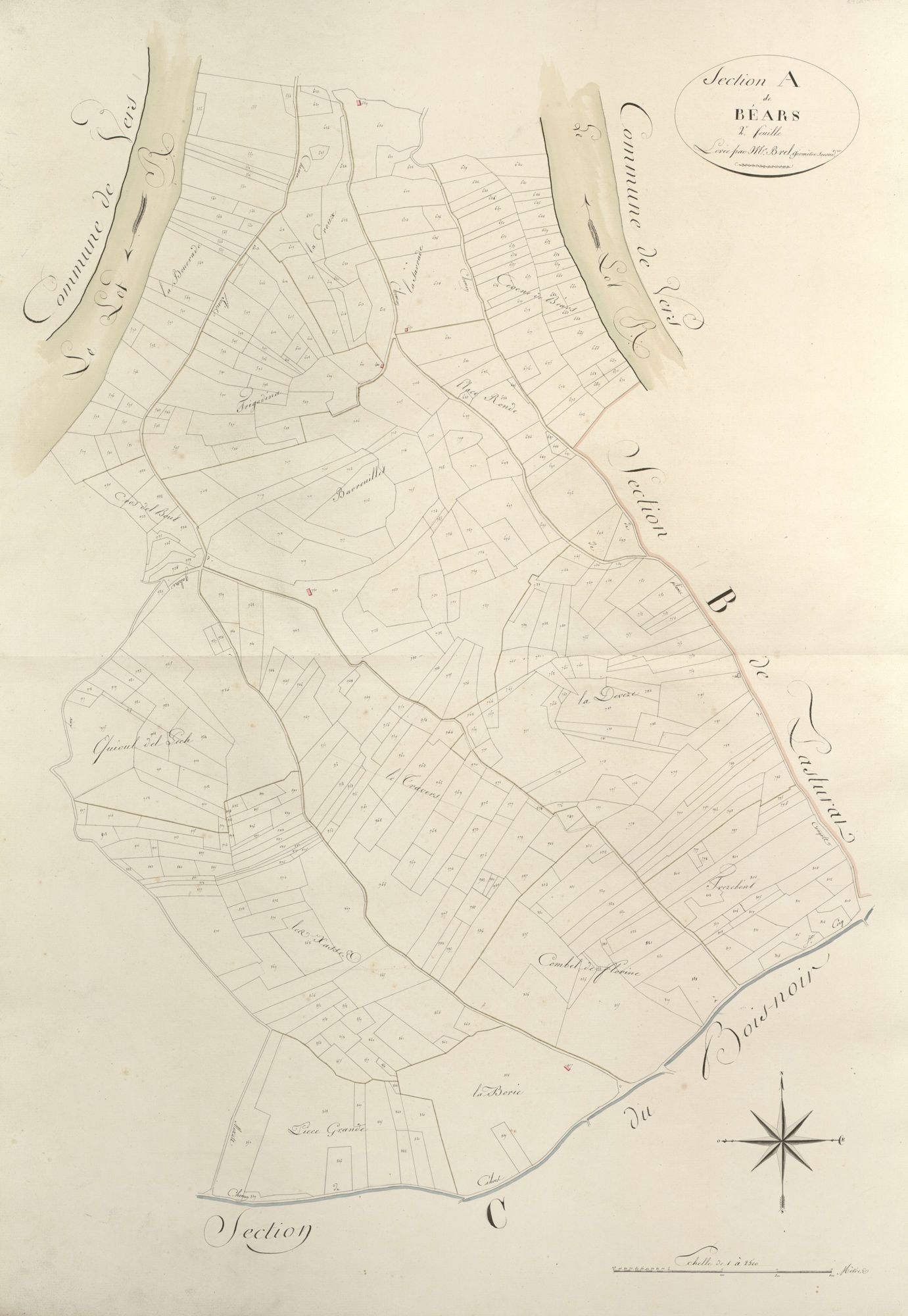 section A de Béars, 2ème feuille
