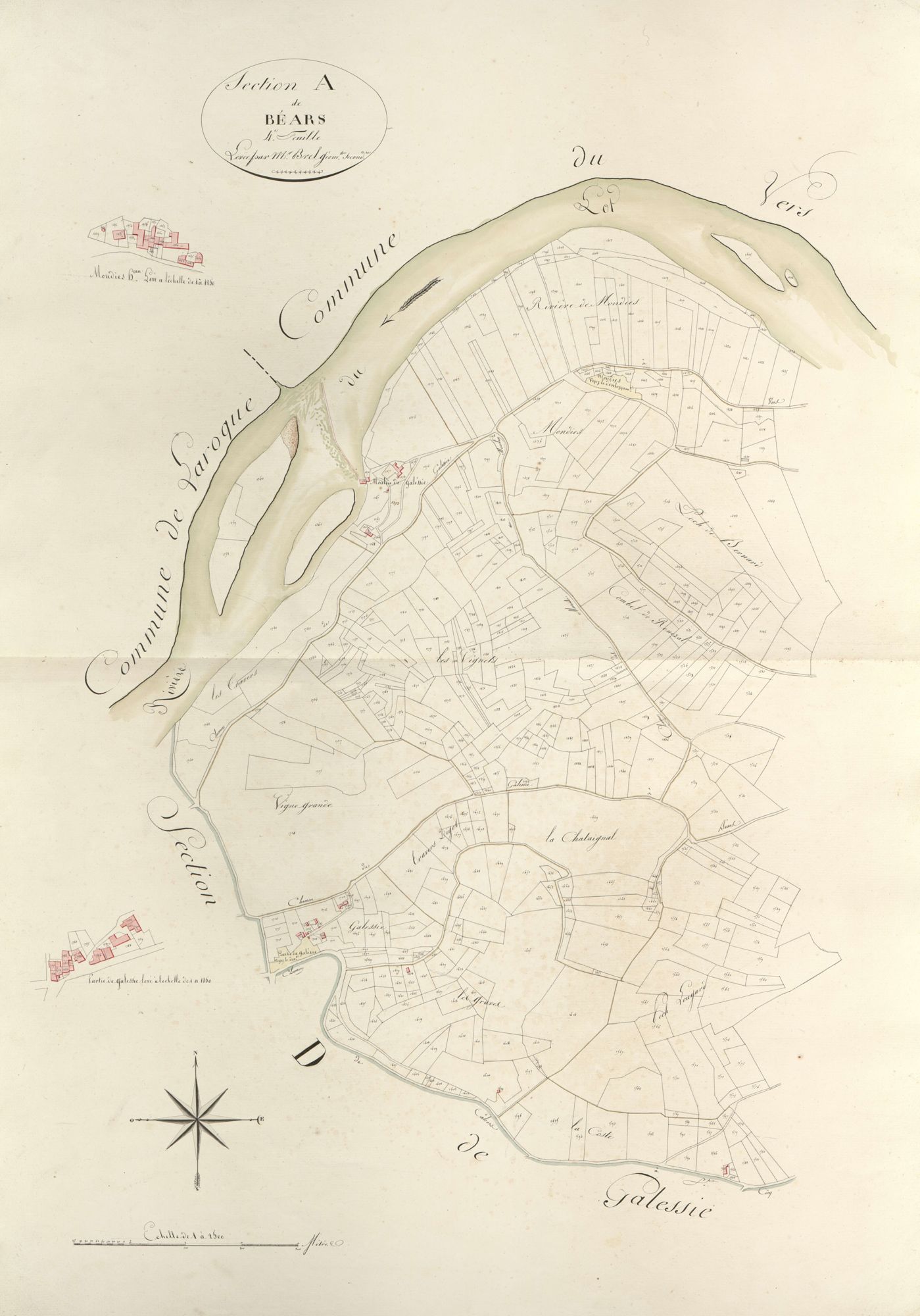 section A de Béars, 4ème feuille
