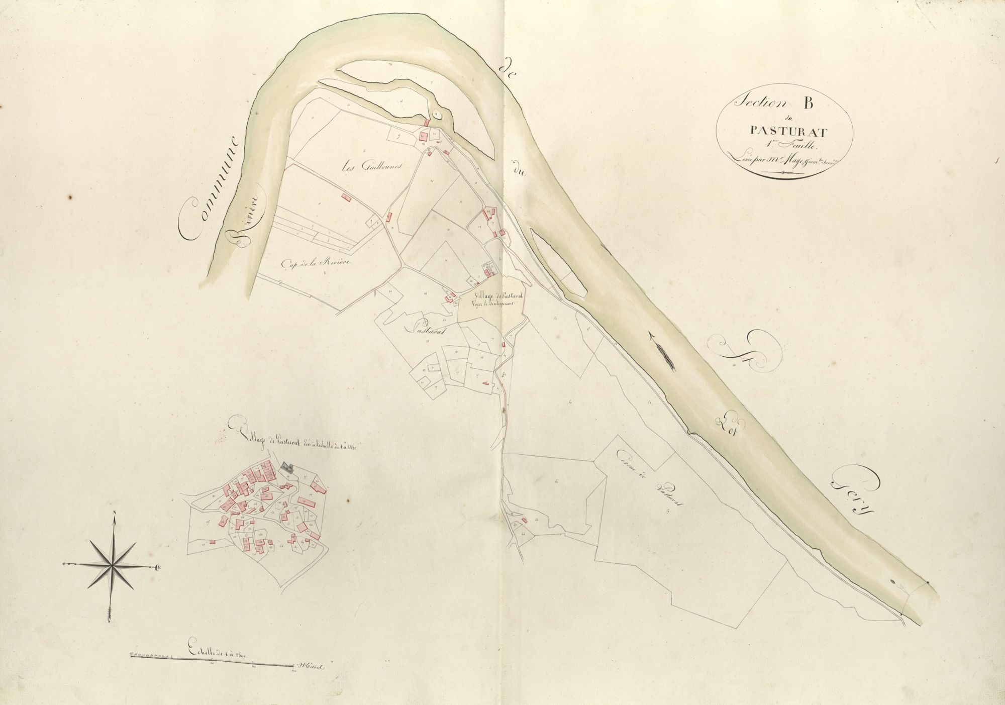 section B de Pasturat, 1ère feuille