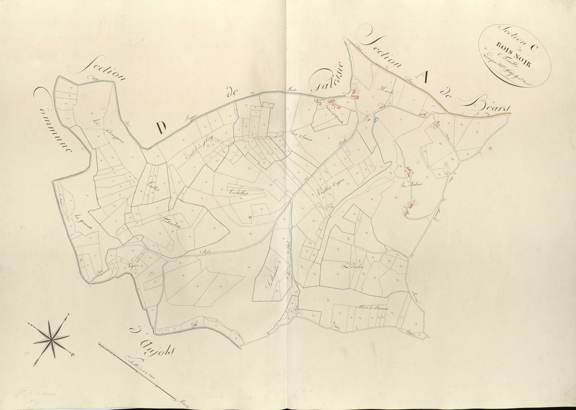 section C du Bois Noir, 1ère feuille