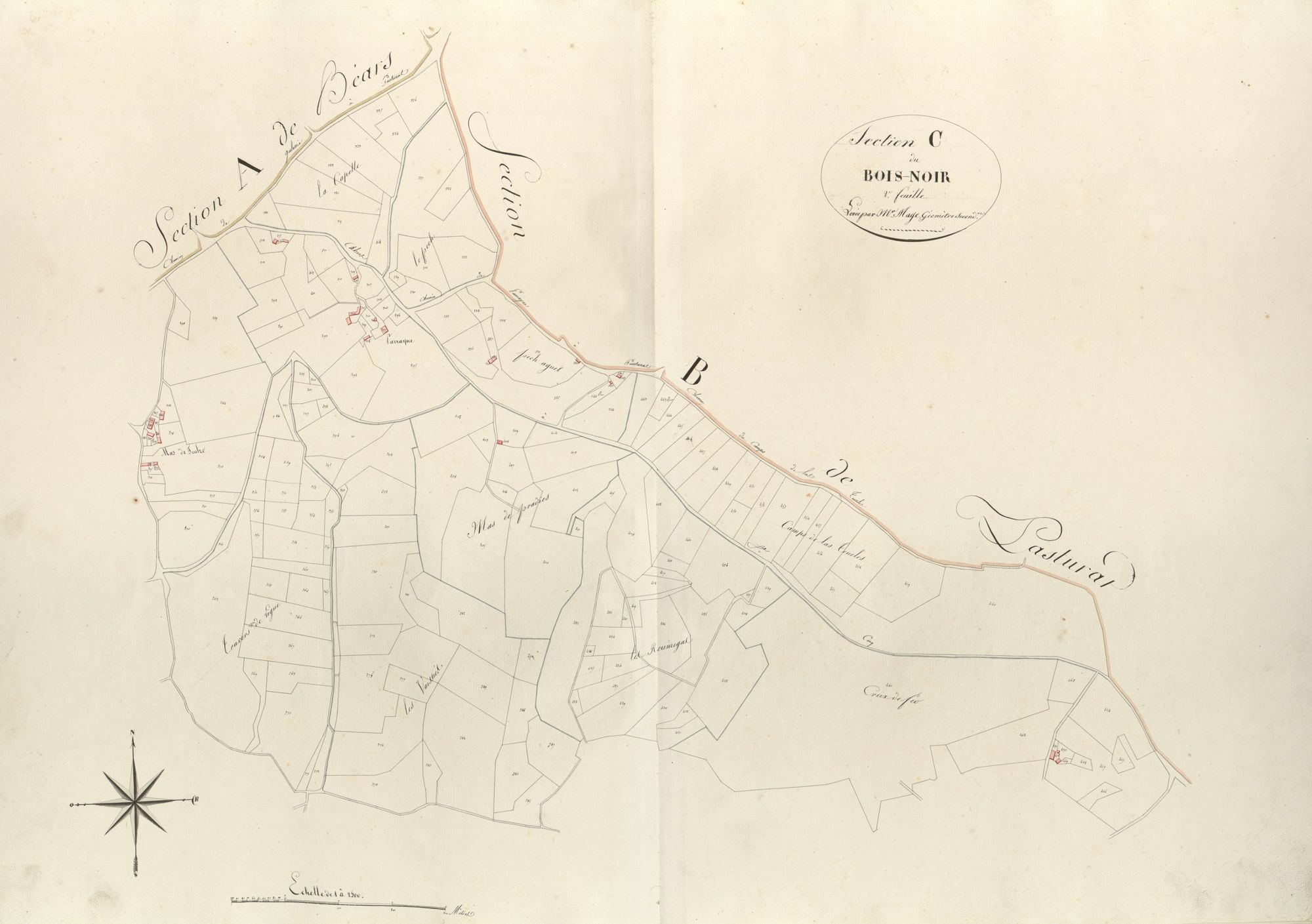 section C du Bois Noir, 2ème feuille