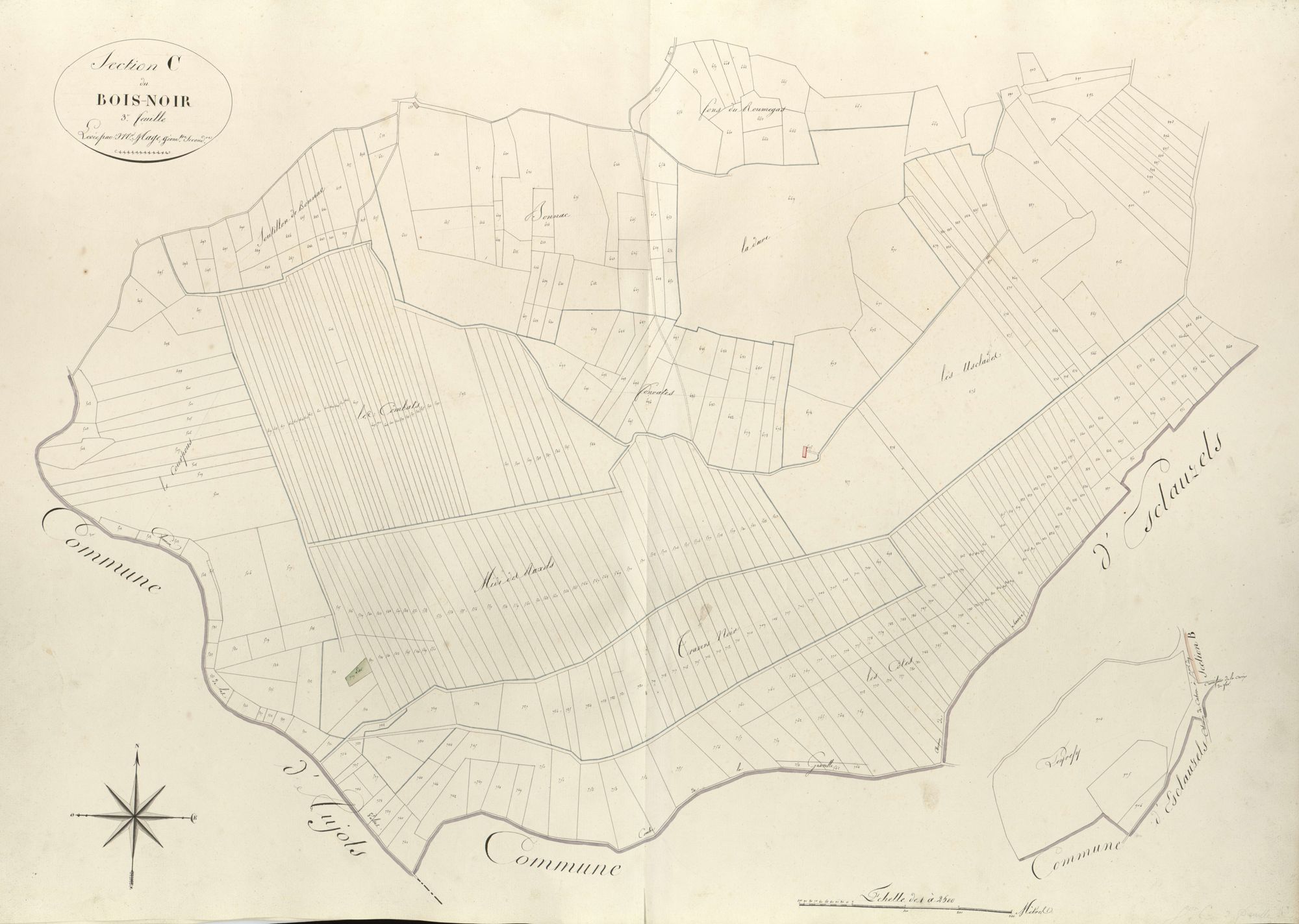 section C du Bois Noir, 3ème feuille