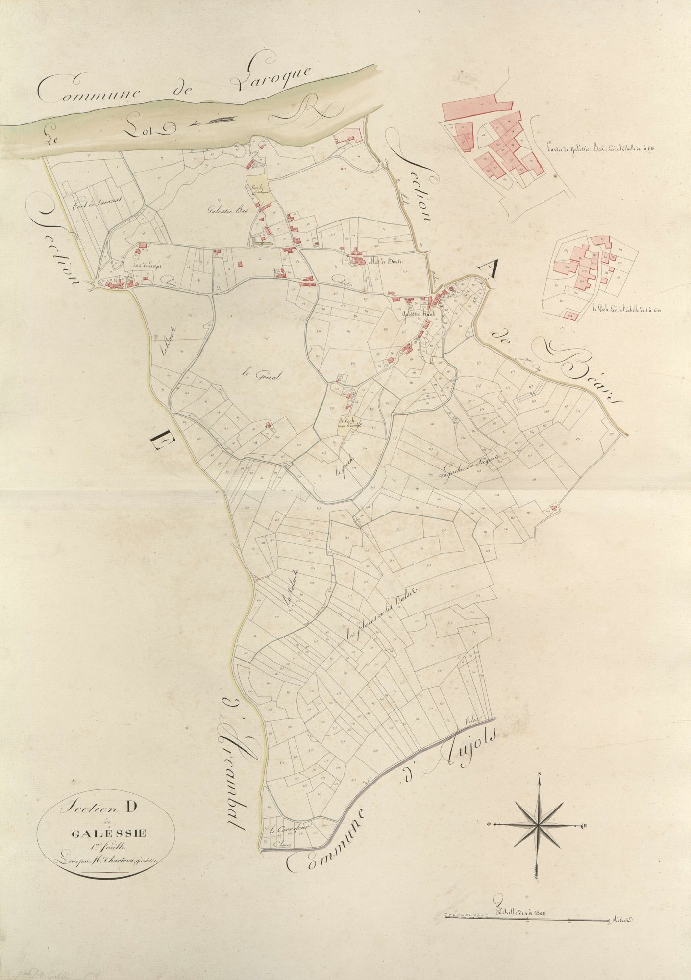 section D de Galessie, 1ère feuille