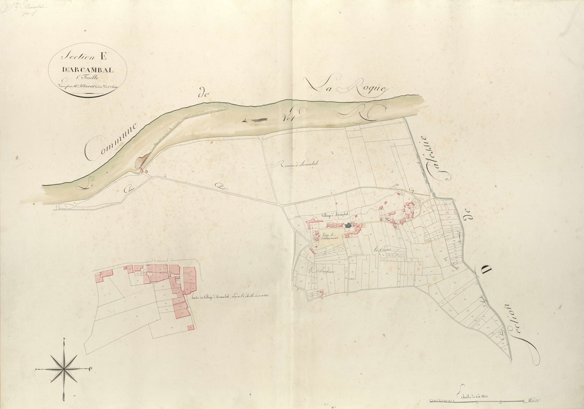 section E d'Arcambal, 1ère feuille