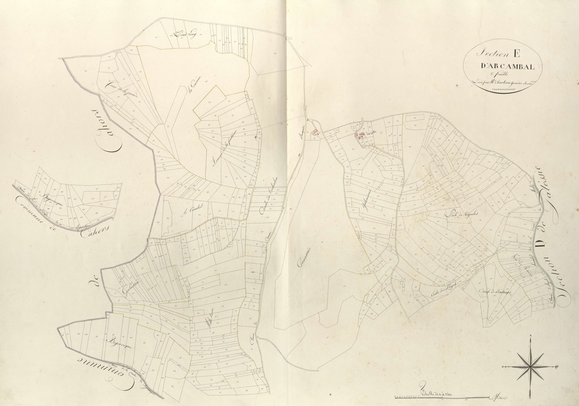 section E d'Arcambal, 2ème feuille