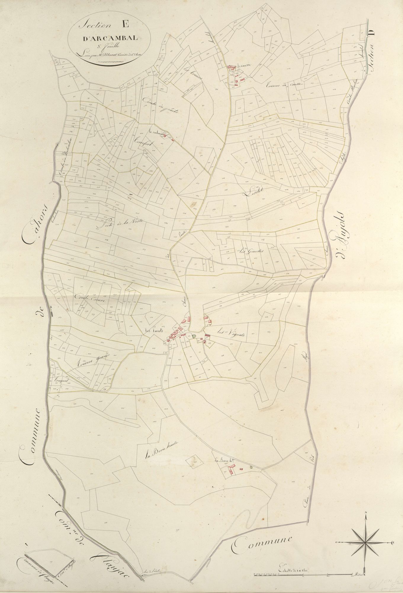section E d'Arcambal, 3ème feuille