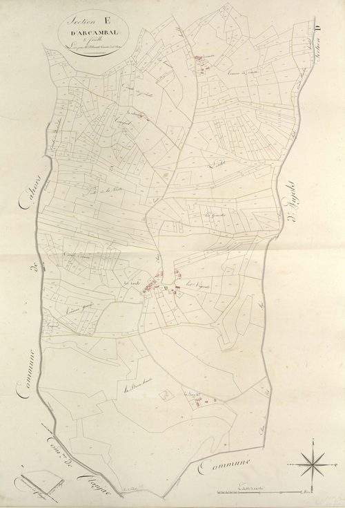 section E d'Arcambal, 3ème feuille
