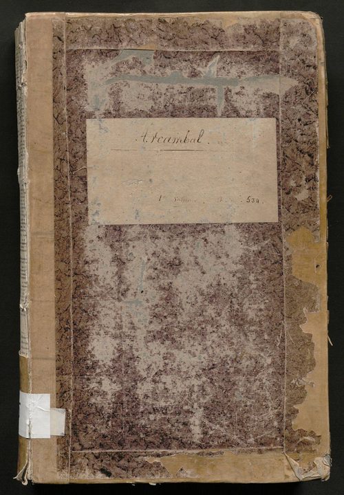 Folios 1-534. Augmentations et diminutions (1869-1914)