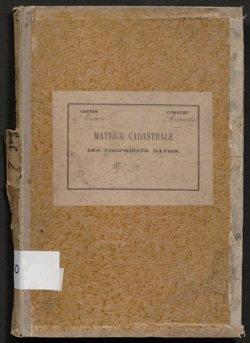 Cases 1-324. Augmentations et diminutions (1882-1891)