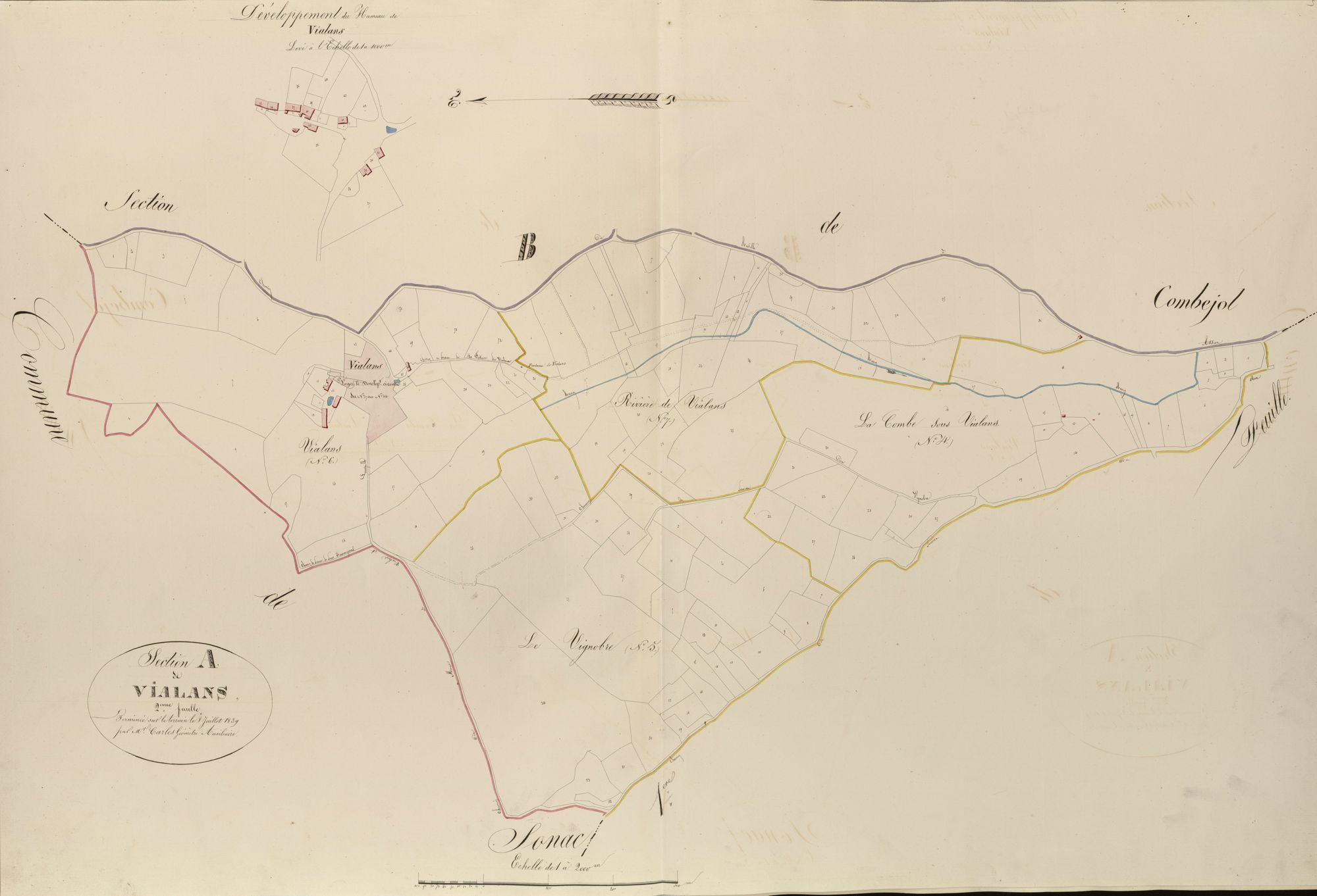 section A de Vialans, 2ème feuille