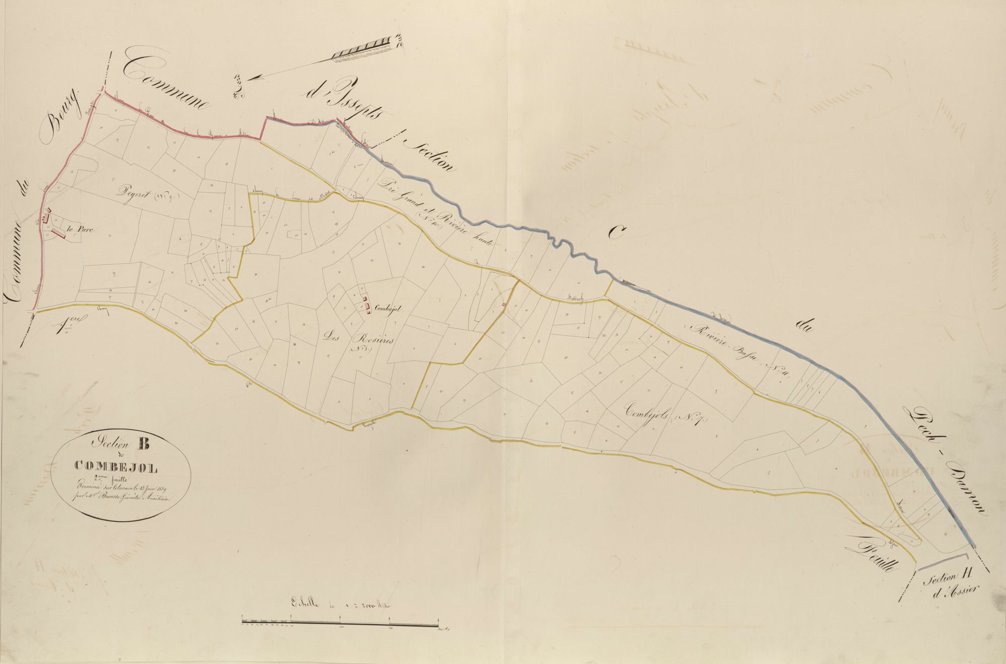 section B de Combejol, 2ème feuille