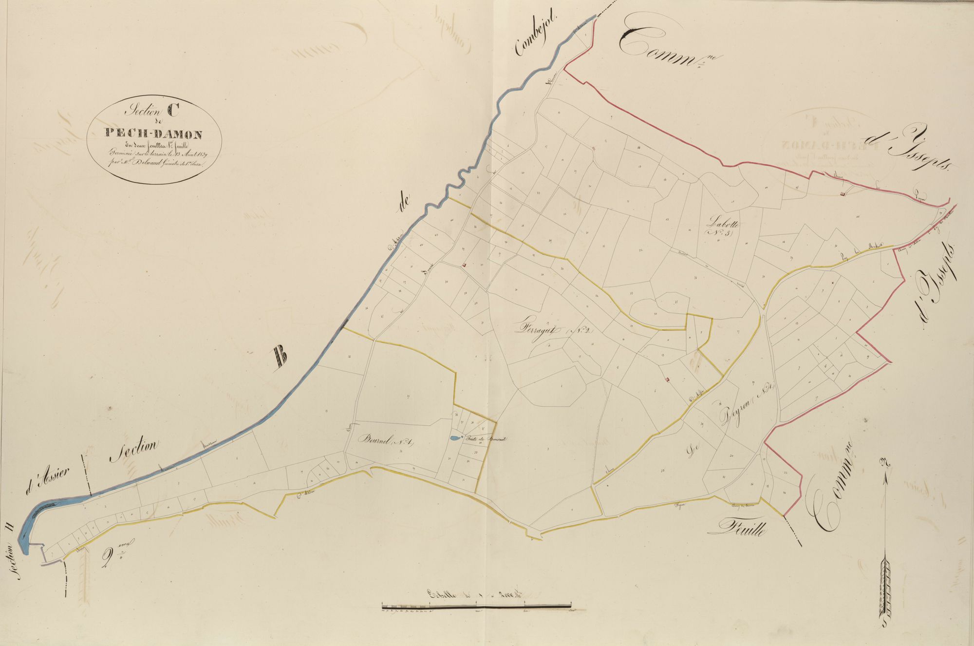 section C de Pech-Damon, 1ère feuille
