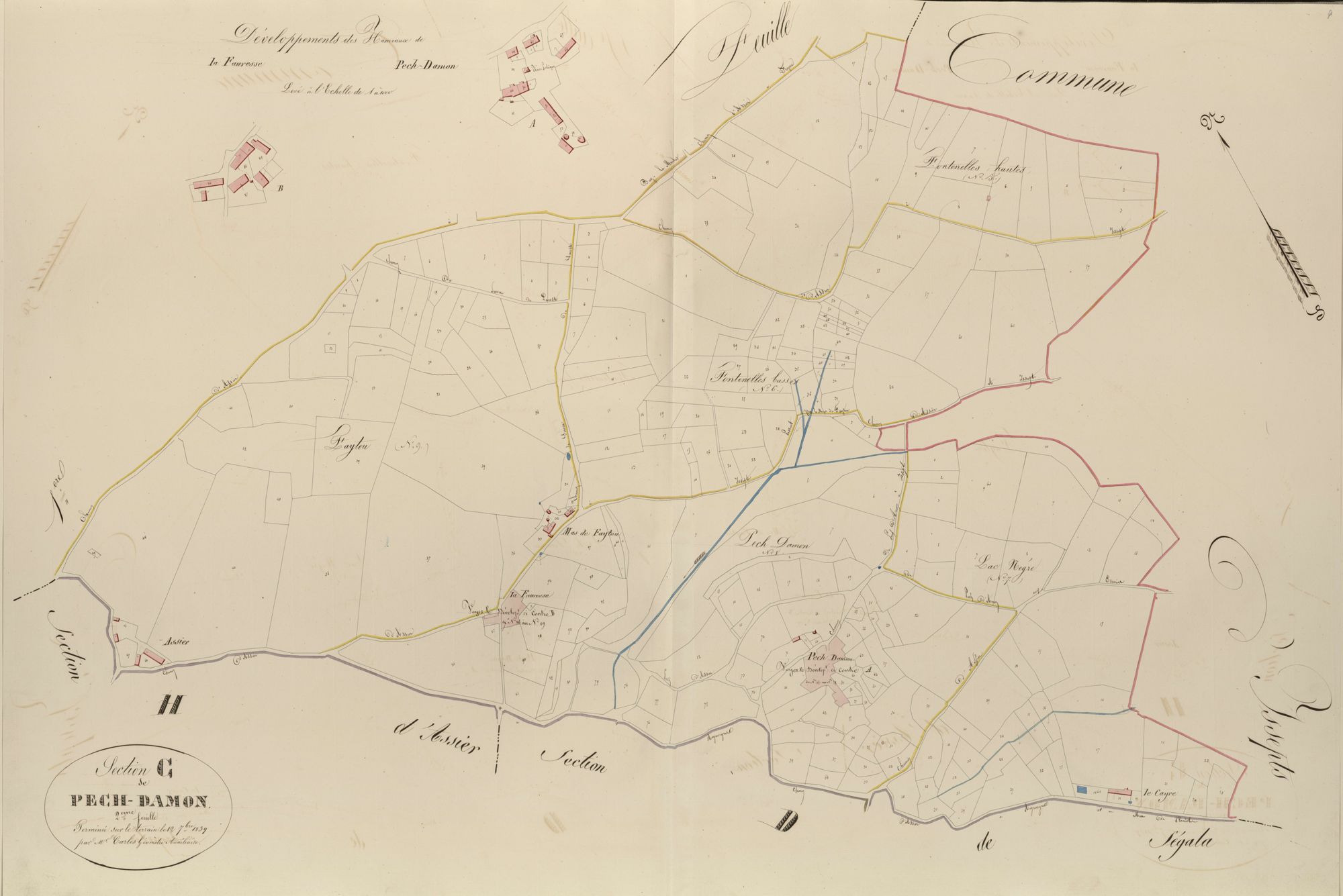 section C de Pech-Damon, 2ème feuille