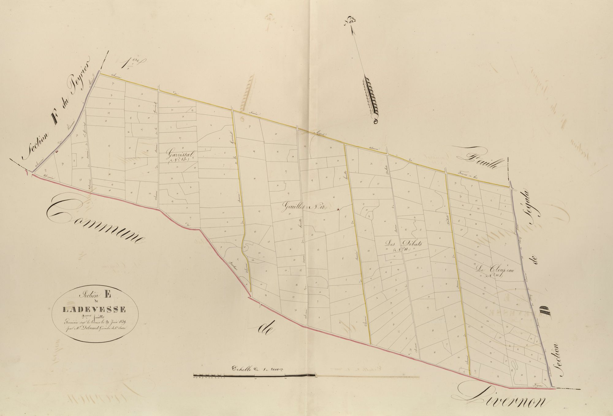 section E de Ladevesse, 2ème feuille