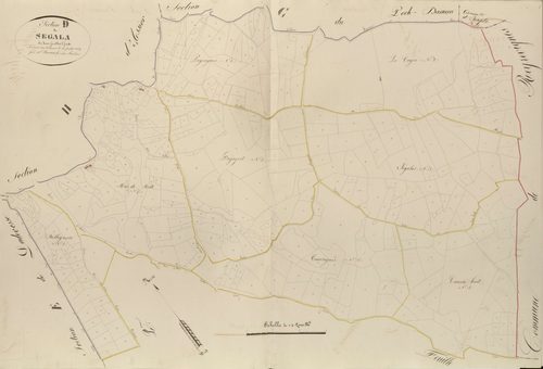 section D de Ségala, 1ère feuille