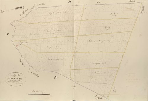 section E de Ladevesse, 1ère feuille