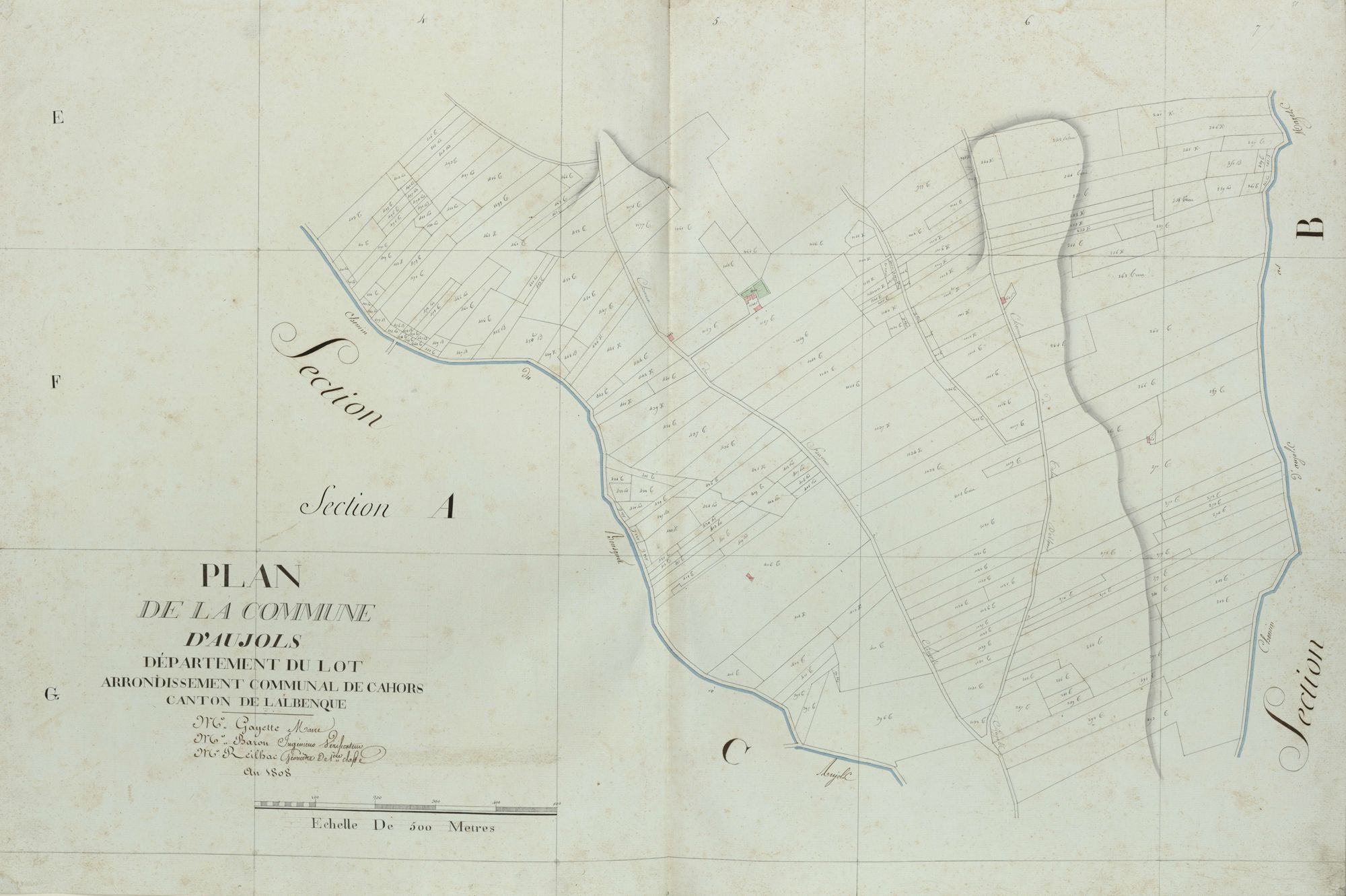 section A, 1ère feuille