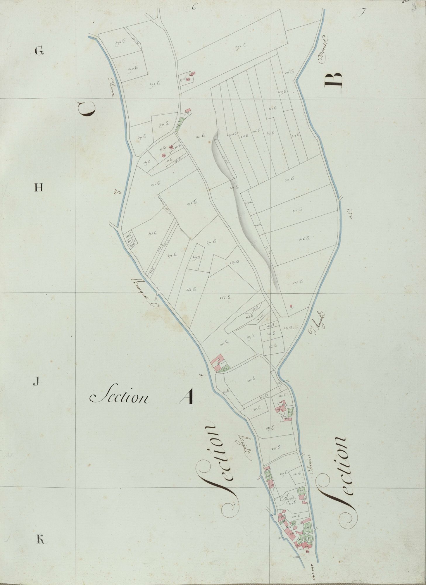 section A, 3ème feuille