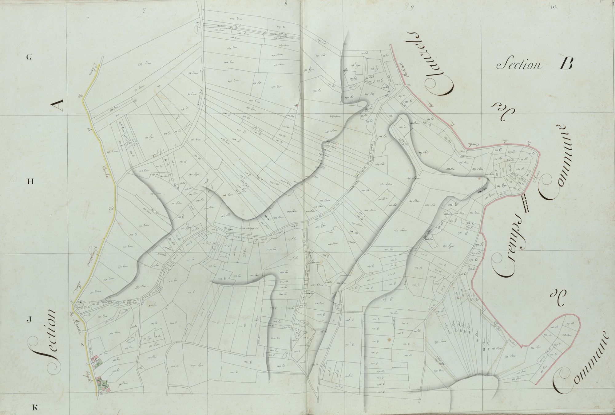 section B, 3ème feuille