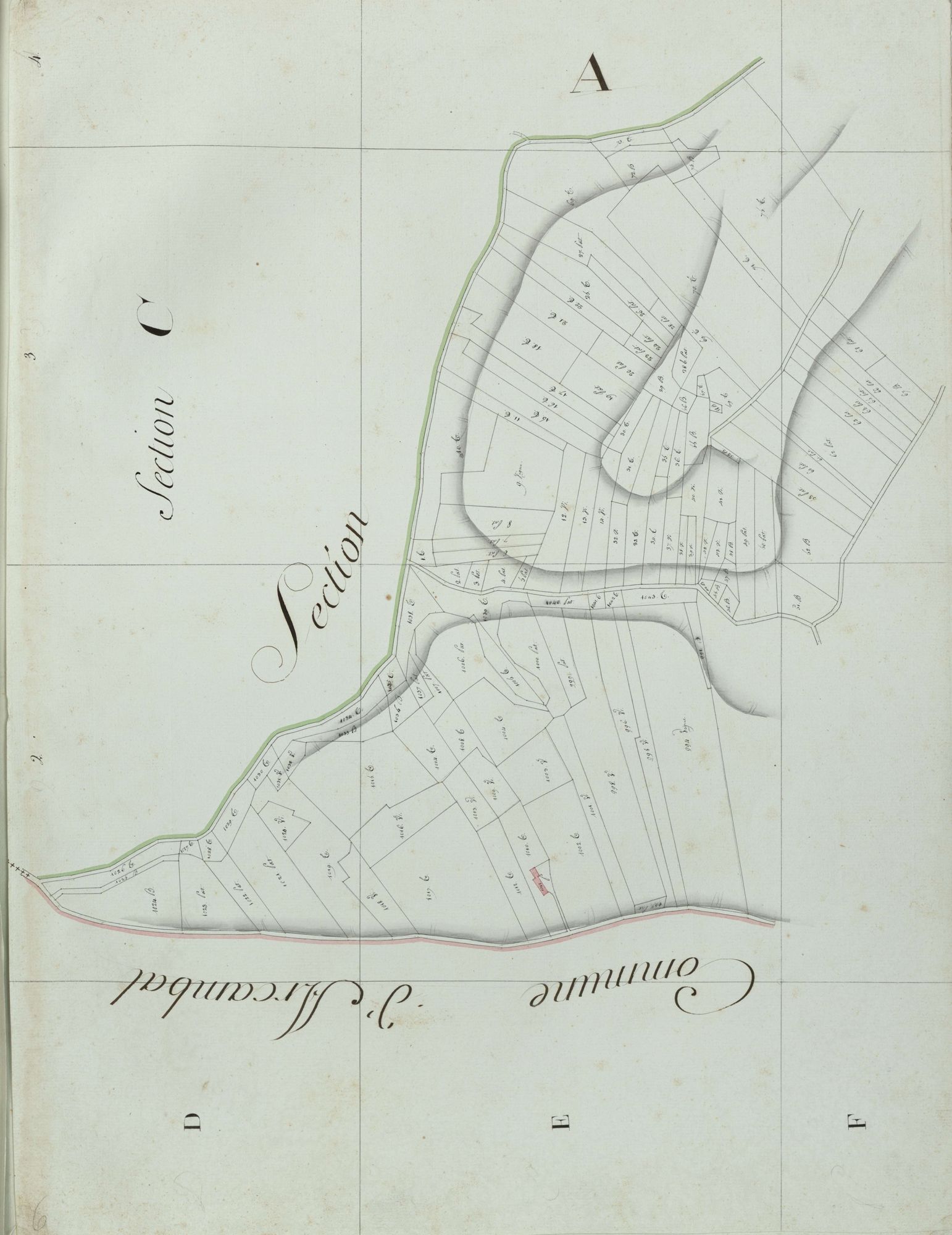 section C, 1ère feuille