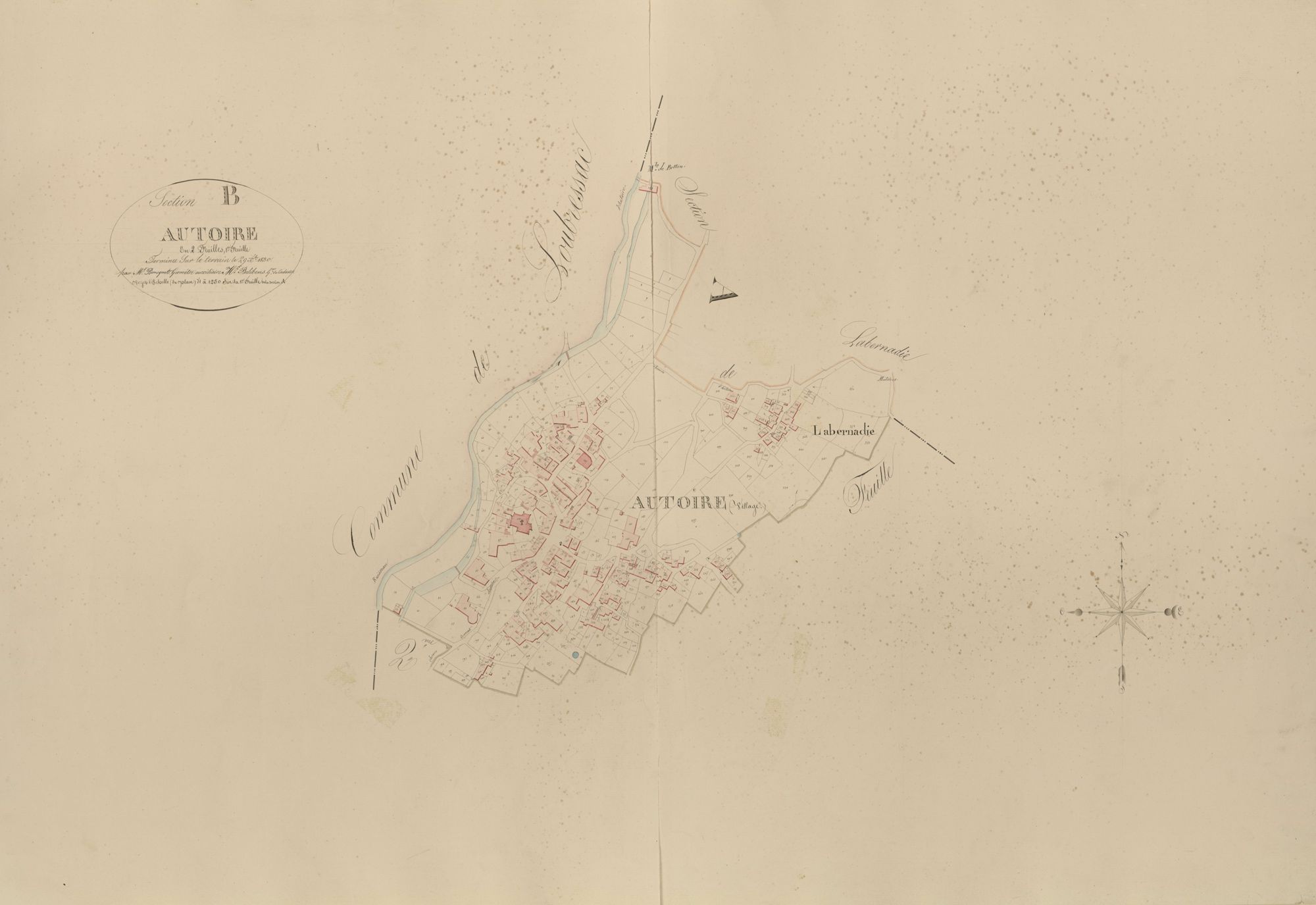 section B d'Autoire, 1ère feuille