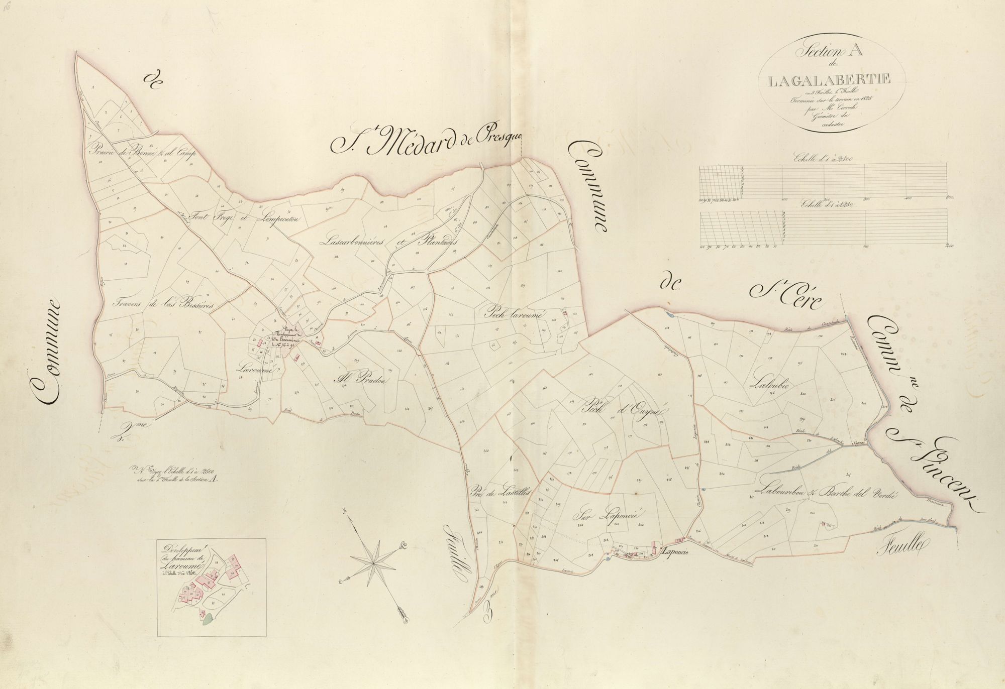 section A de Lagalabertie, 1ère feuille