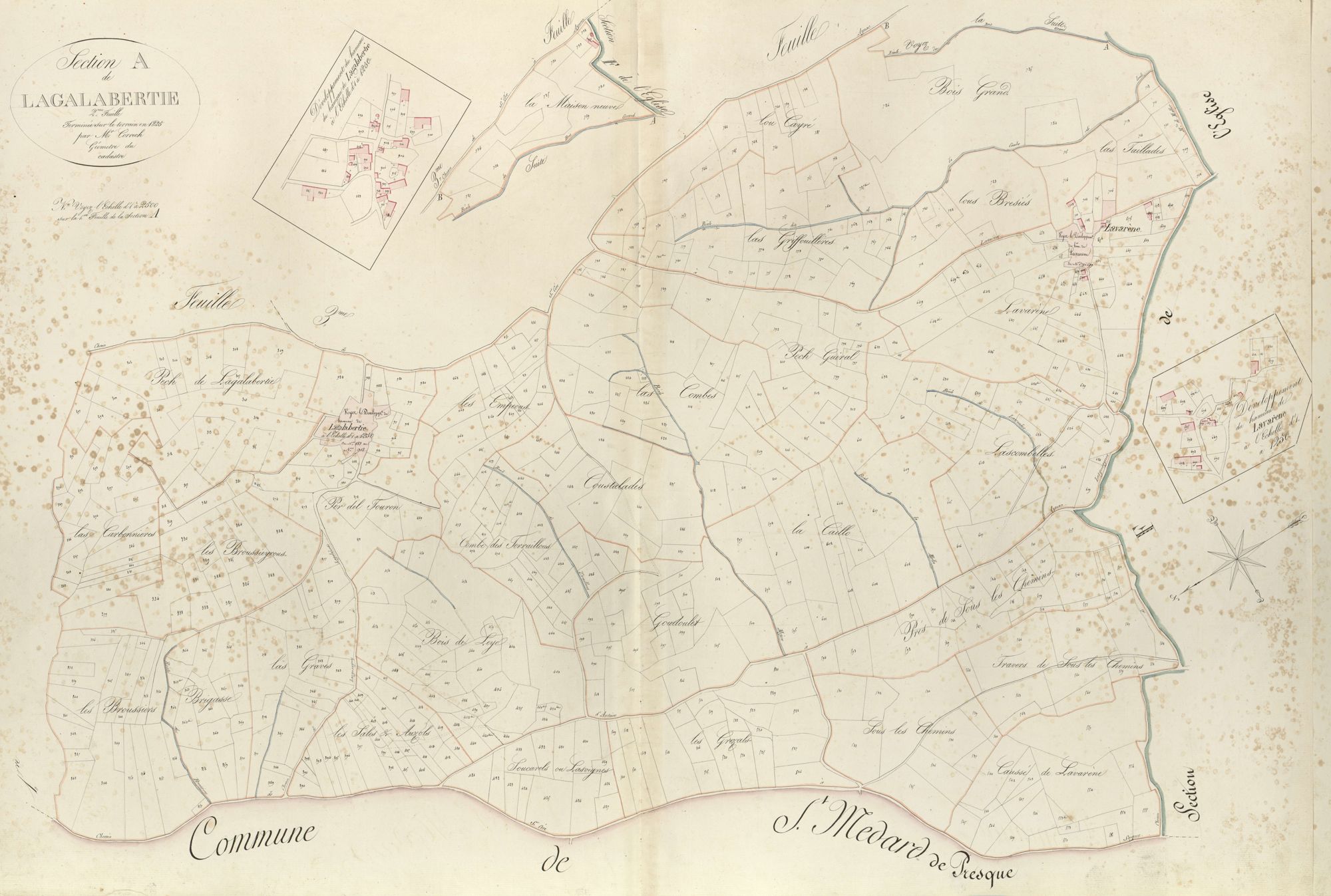 section A de Lagalabertie, 2ème feuille
