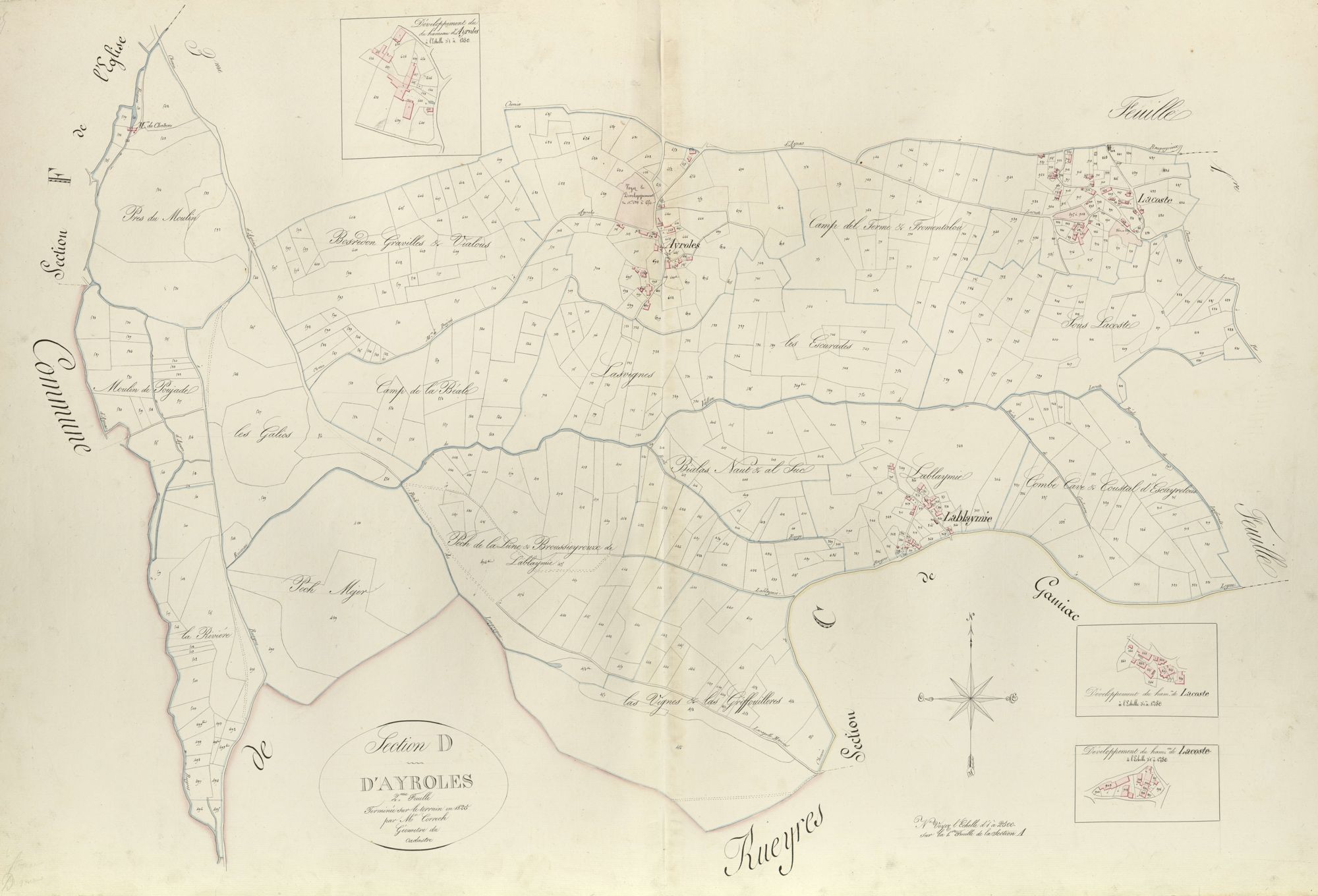 section D d'Ayroles, 2ème feuille