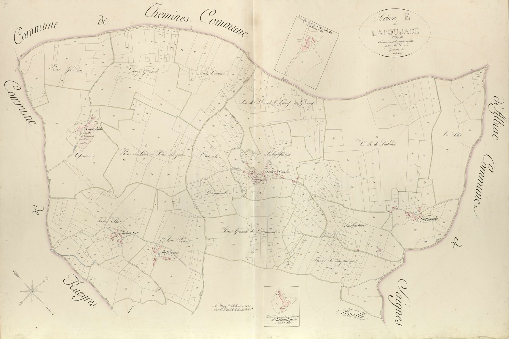 section E de Lapoujade, 2ème feuille