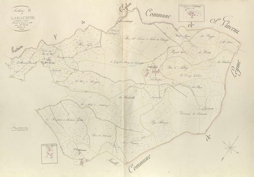 section B de Lagauzinie, 1ère feuille