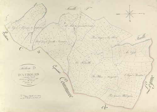 section D d'Ayroles, 1ère feuille