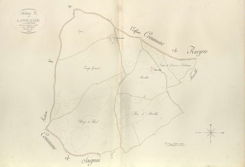 section E de Lapoujade, 1ère feuille