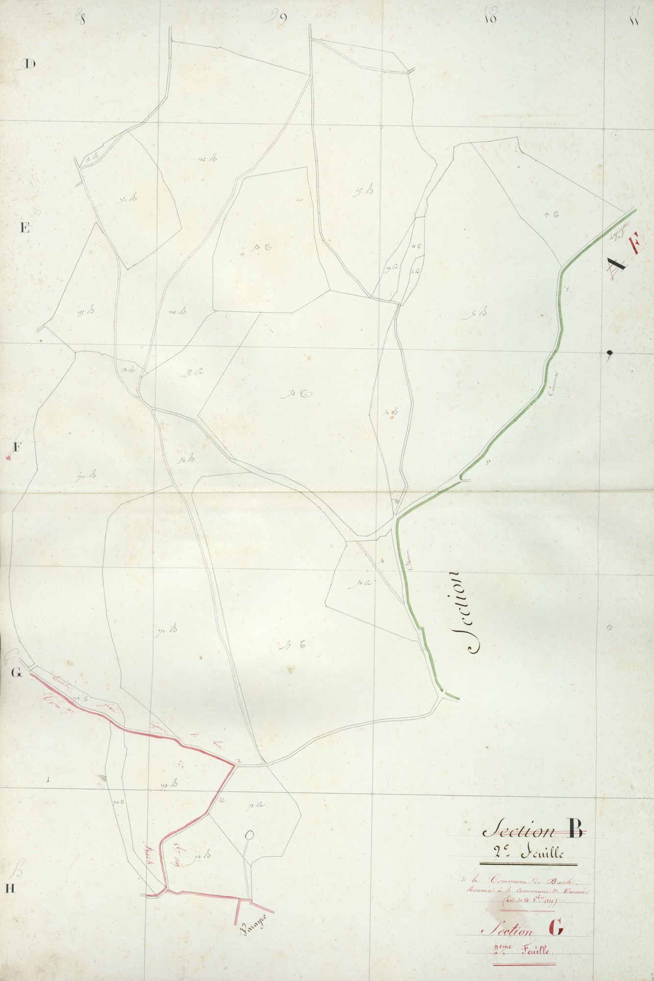 section B, 2ème feuille