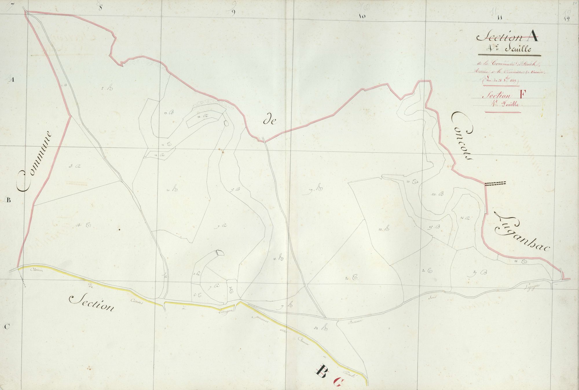 section A, 4ème feuille