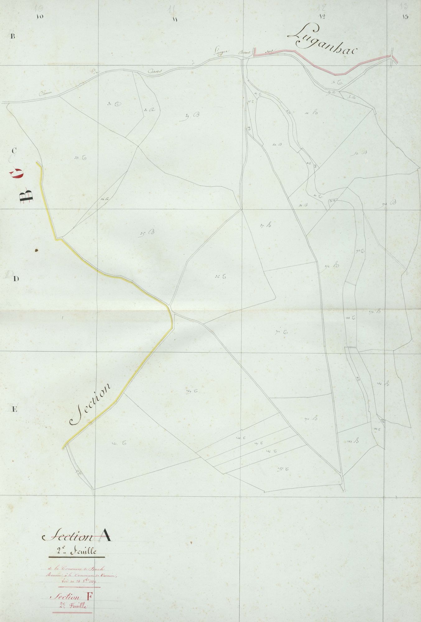 section A, 2ème feuille