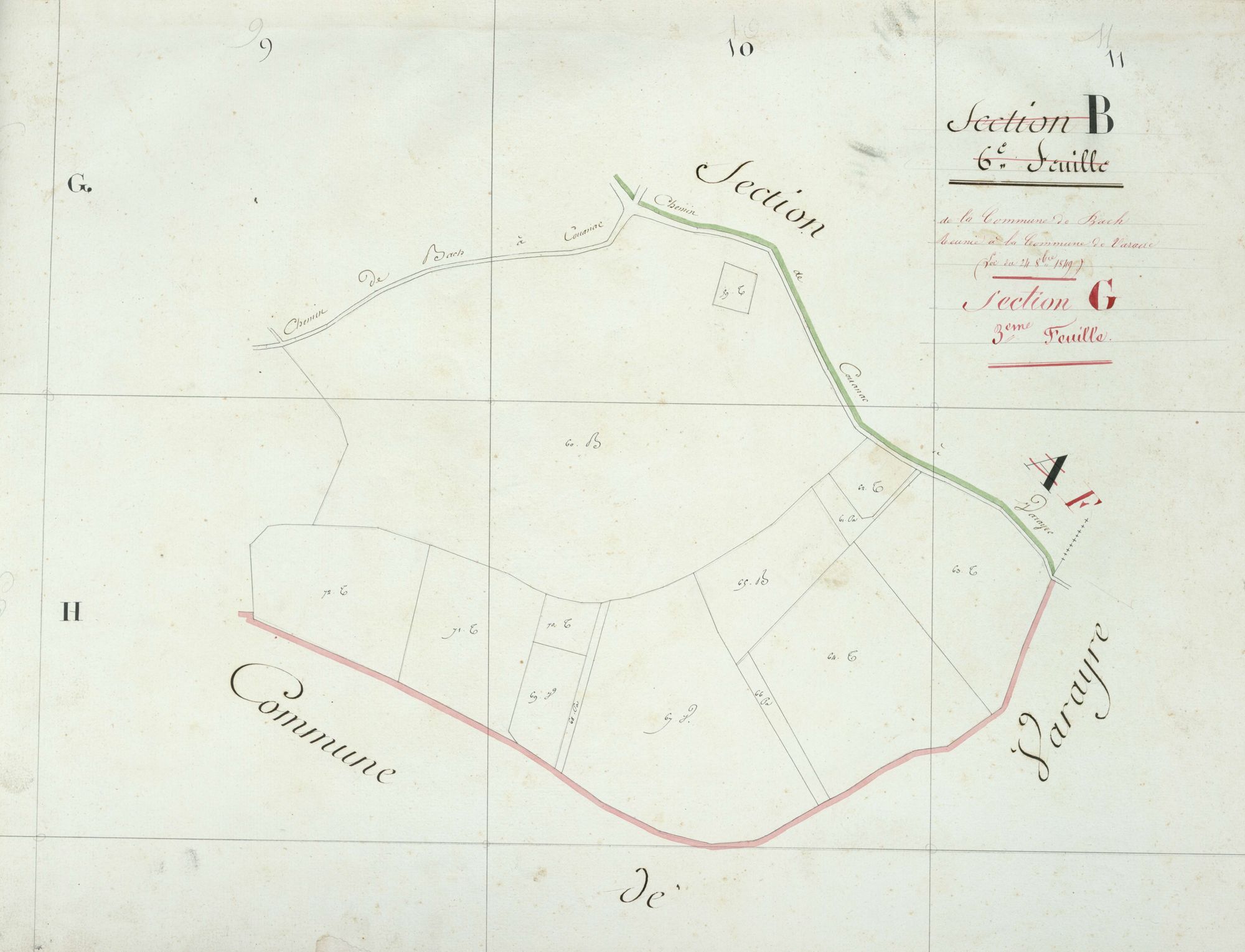 section B, 6ème feuille