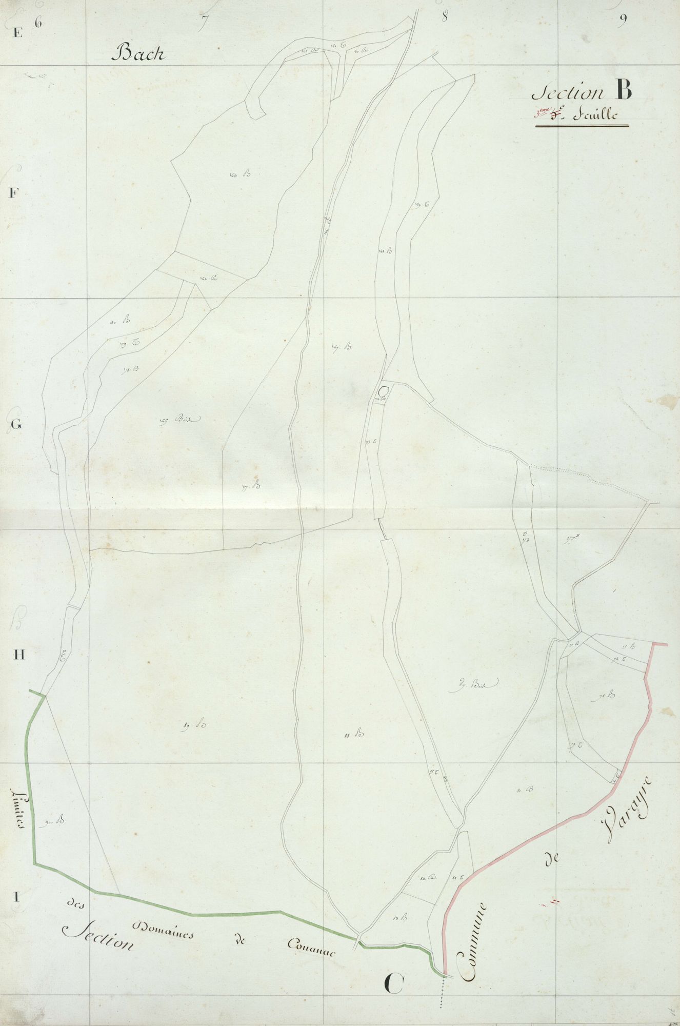 section B, 5ème feuille