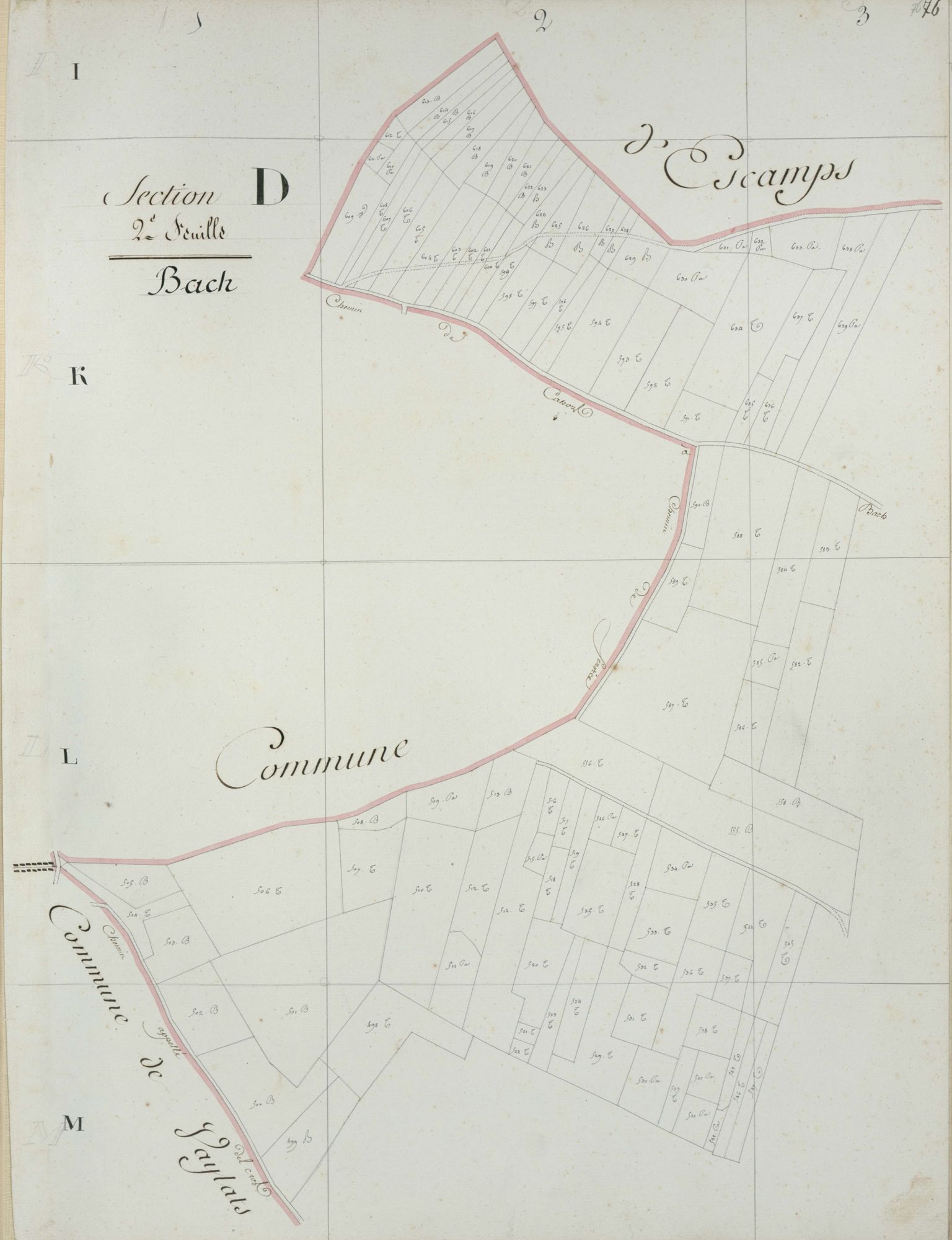 section D, 2ème feuille