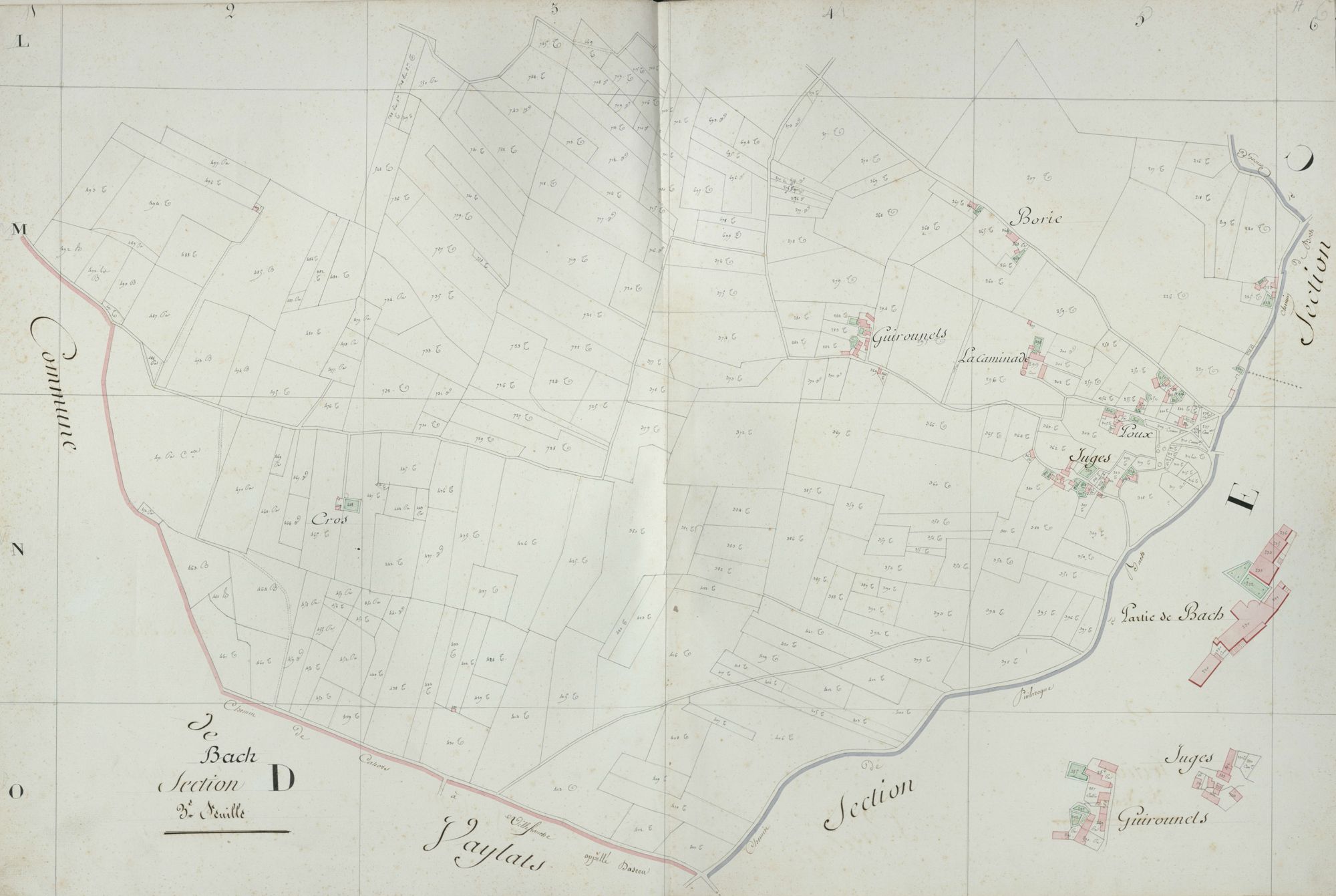 section D, 3ème feuille