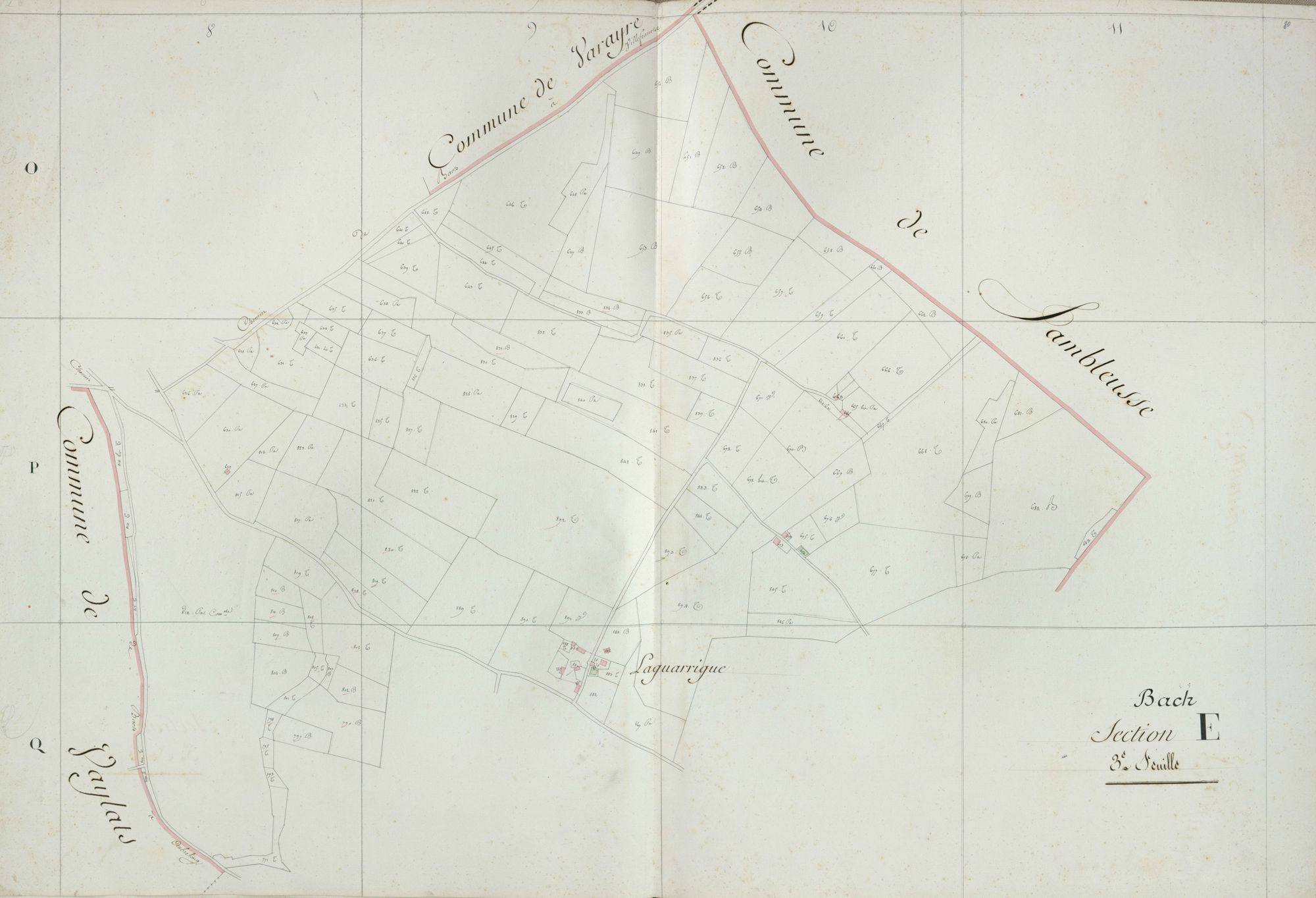 section E, 3ème feuille
