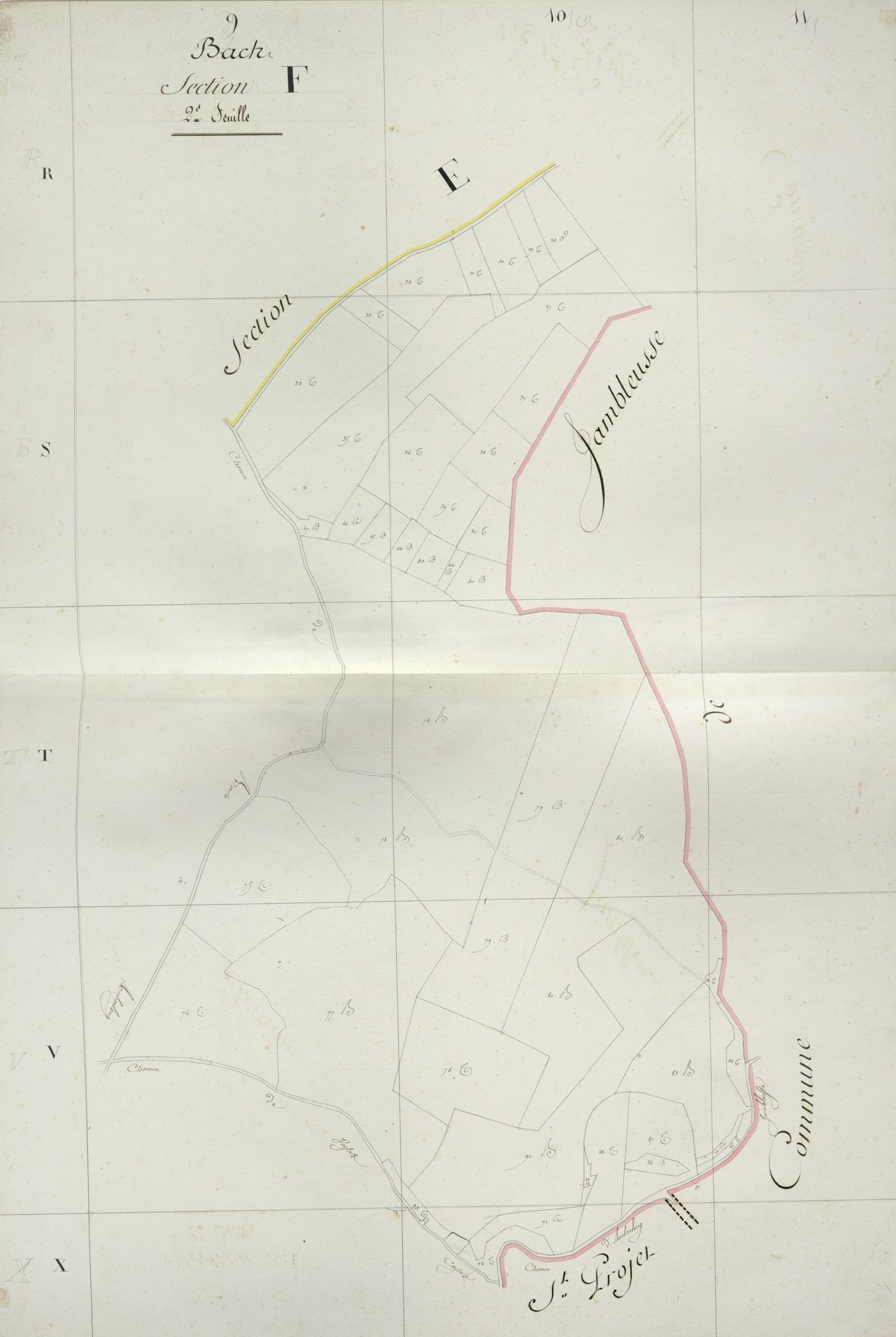 section F, 2ème feuille