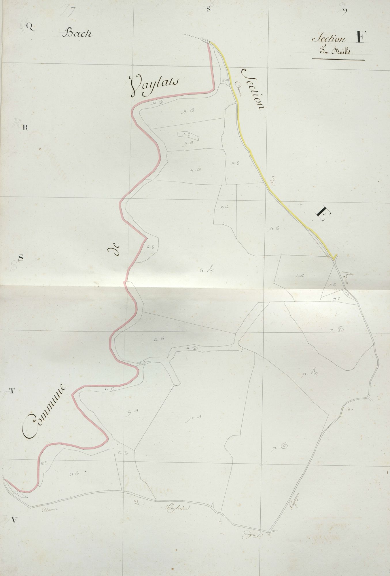 section F, 3ème feuille