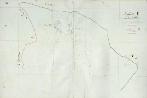 section B, 1ère feuille