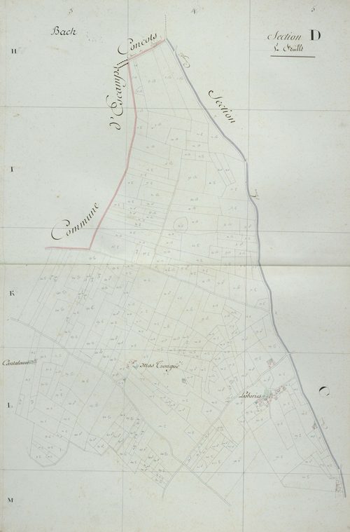 section D, 1ère feuille