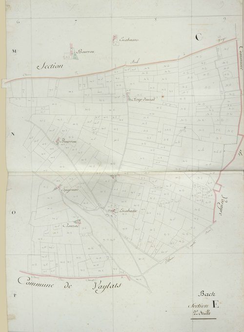 section E, 2ème feuille