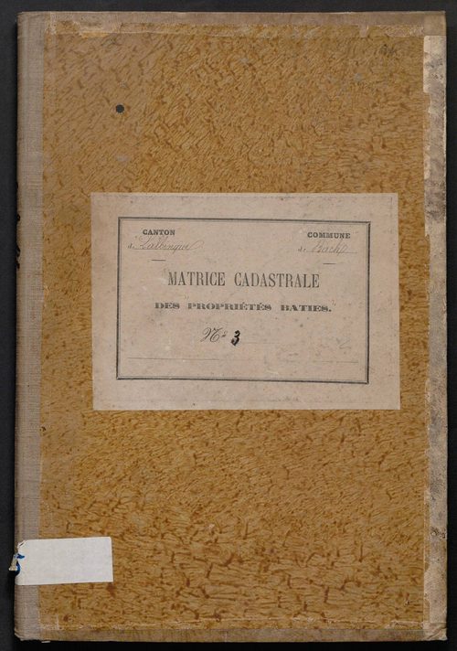 Cases 1-207. Augmentations et diminutions (1882-1891)