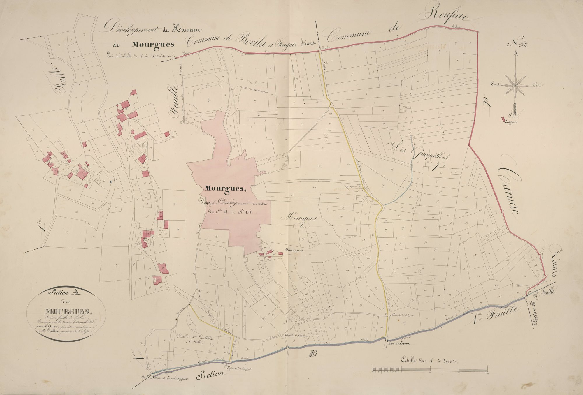 section A de Mourgues, 2ème feuille