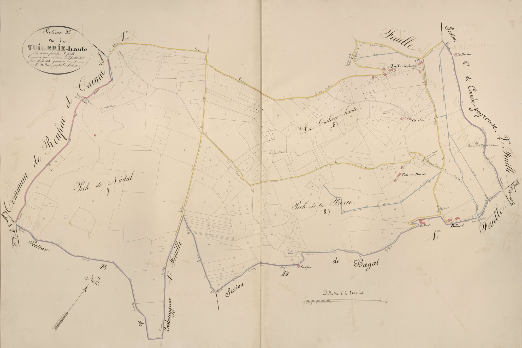 section B de la Tuilerie-Haute, 2ème feuille
