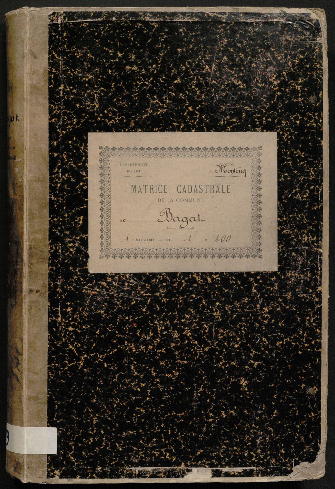 Folios 1-400. Augmentations et diminutions (1842-1914)