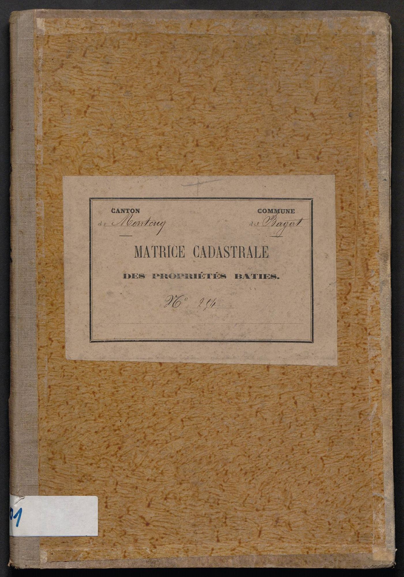 Cases 1-165. Augmentations et diminutions (1882-1891)